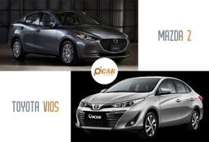 So sánh Mazda 2 và Vios Update 2022