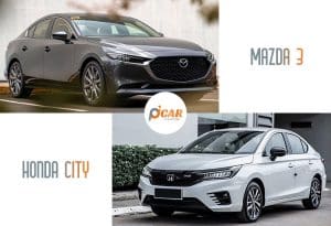 So sánh Mazda 3 và Honda City update 2022