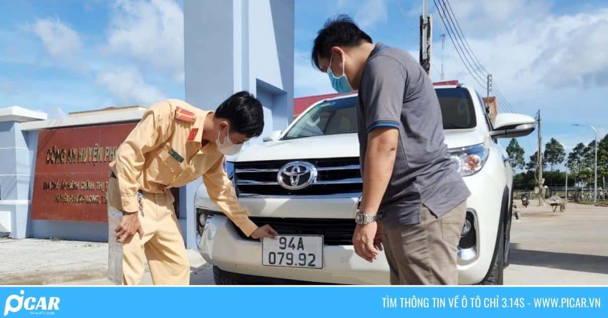 Đăng ký biển số xe tỉnh Bạc Liêu cho ô tô