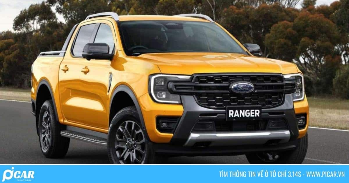 Ford Ranger 2022 màu vàng là dòng xe bán tải không thể bỏ qua của người mệnh Kim